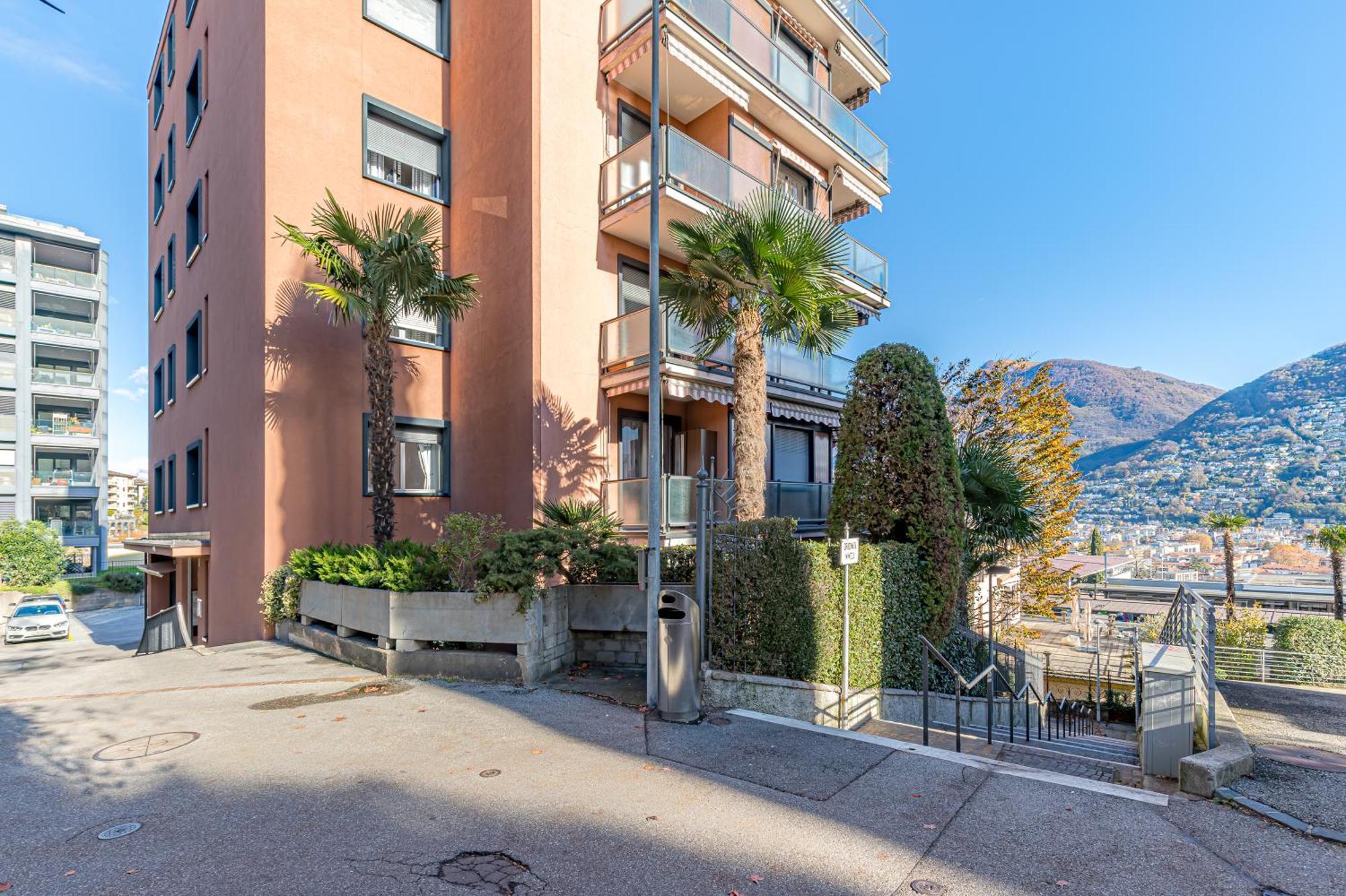 Appartamento Imperial Of Lugano 4 With A Lake View Behind The Station And 10 Min From The Lake Esterno foto