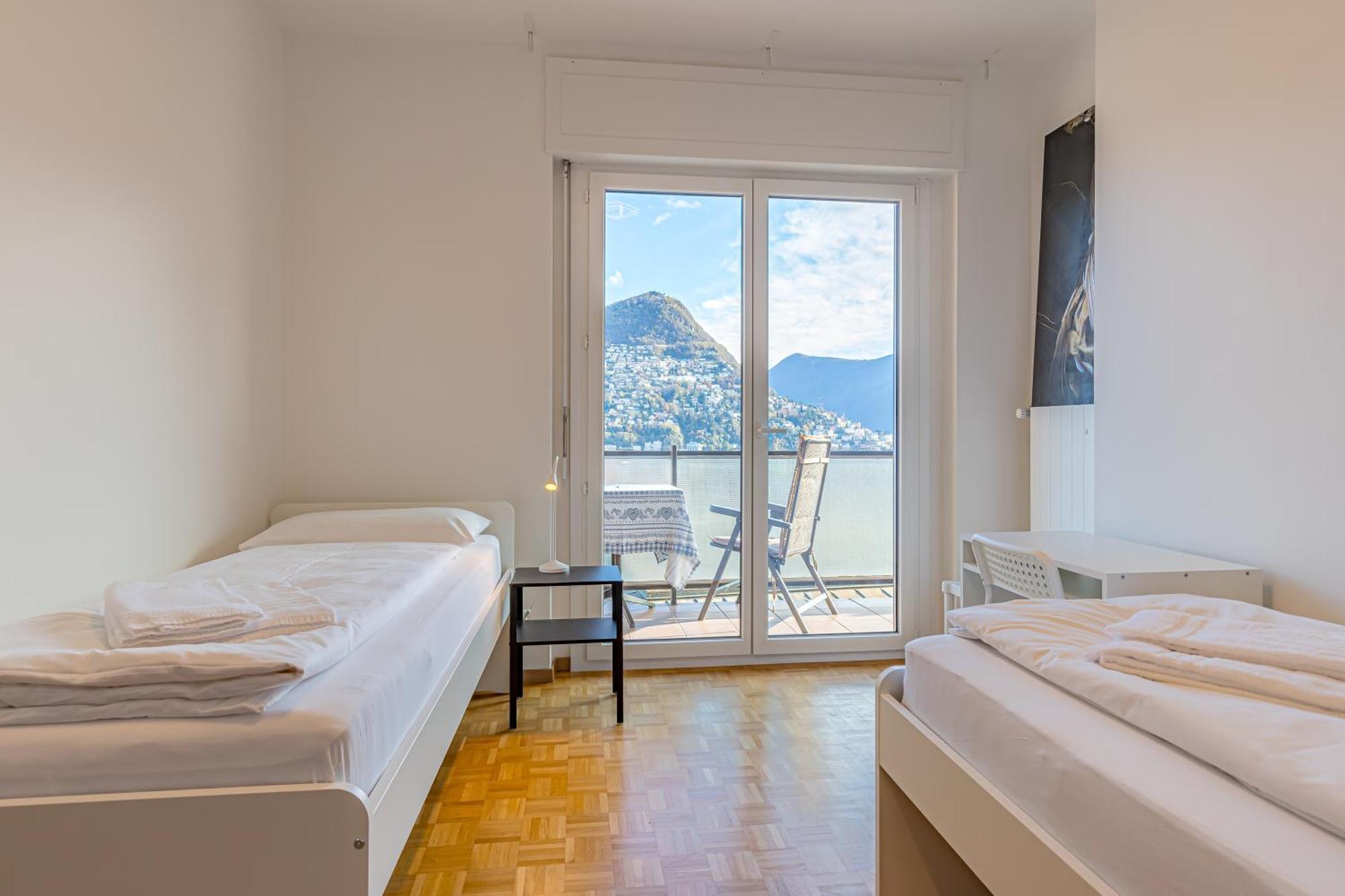 Appartamento Imperial Of Lugano 4 With A Lake View Behind The Station And 10 Min From The Lake Esterno foto