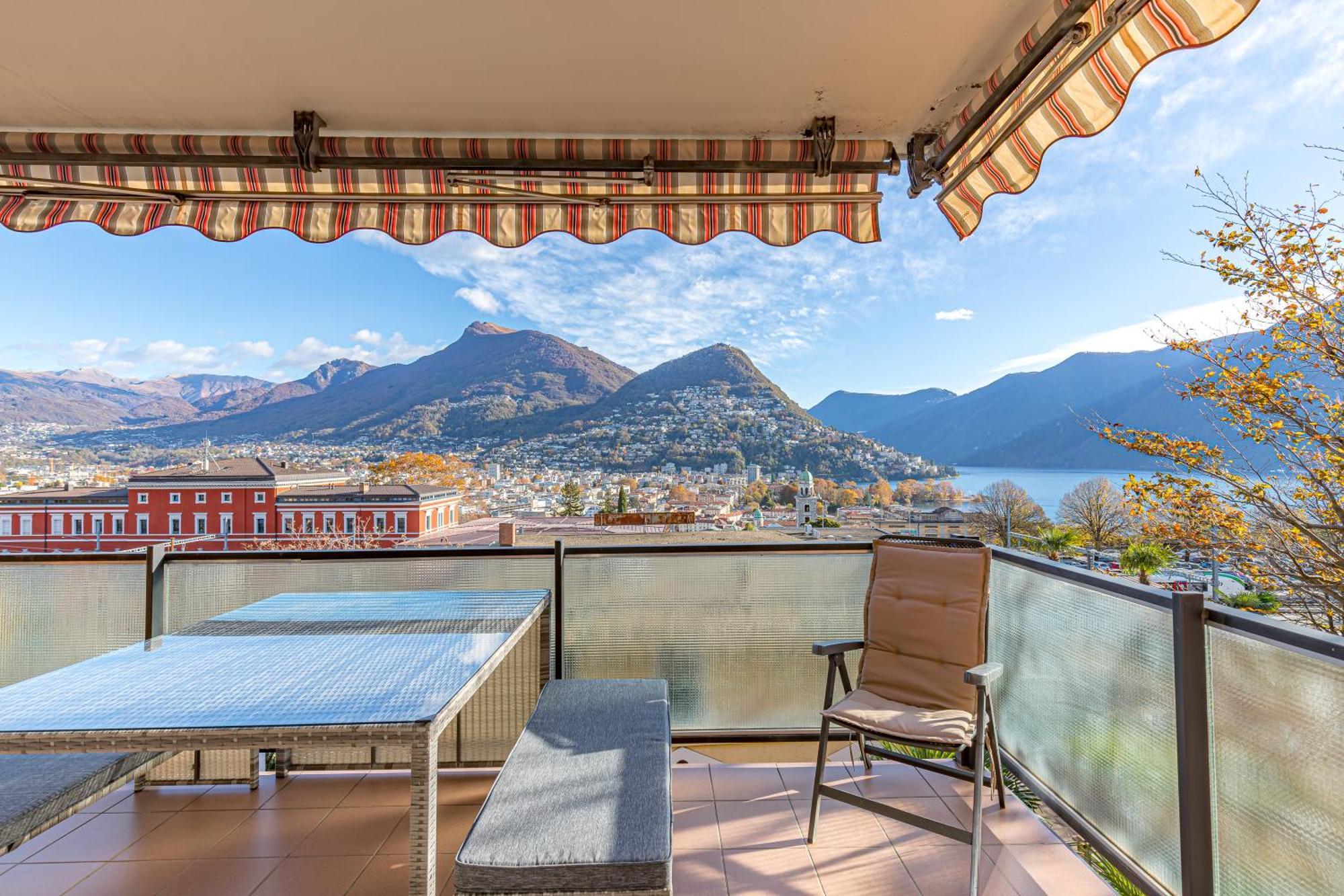 Appartamento Imperial Of Lugano 4 With A Lake View Behind The Station And 10 Min From The Lake Esterno foto